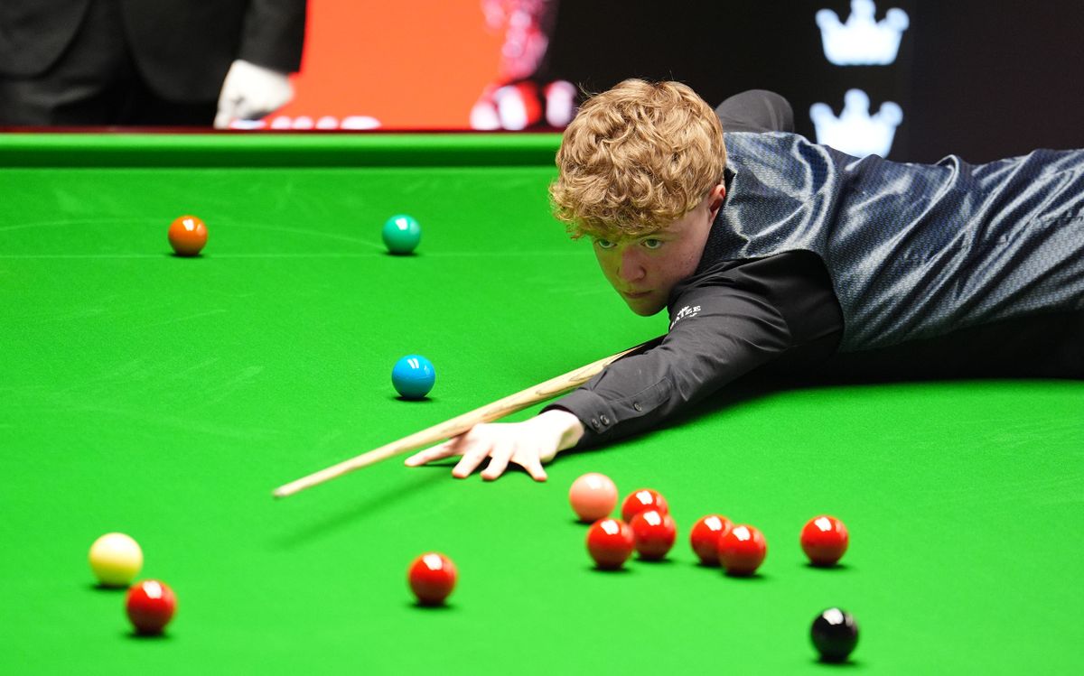Stan Moody Judd Trump utódja lett, de Ronnie O’Sullivan bravúrját nem tudta megismételni, bár vezetett tinédzserként, nem nyert Kyren Wilson ellen a snooker-vb első fordulójában