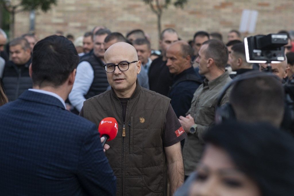 Milos Vucsevics volt szerb miniszterelnök (Fotó: AFP)