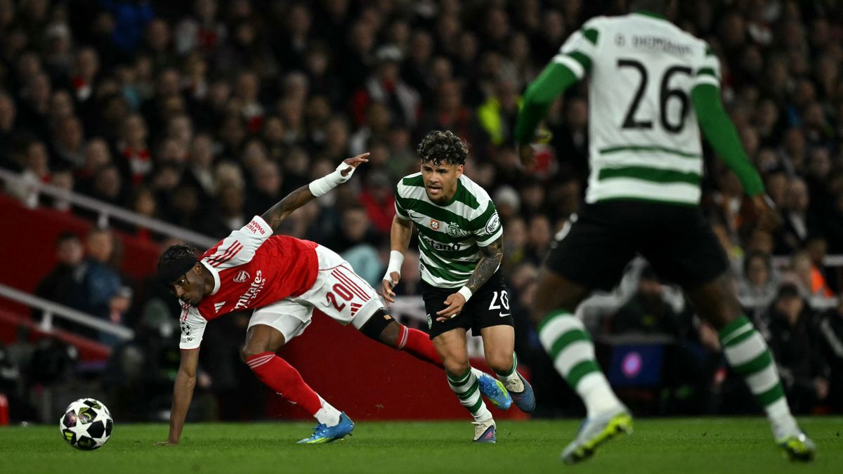 Az Arsenal gyengén játszott az első félidőben a Sporting ellen