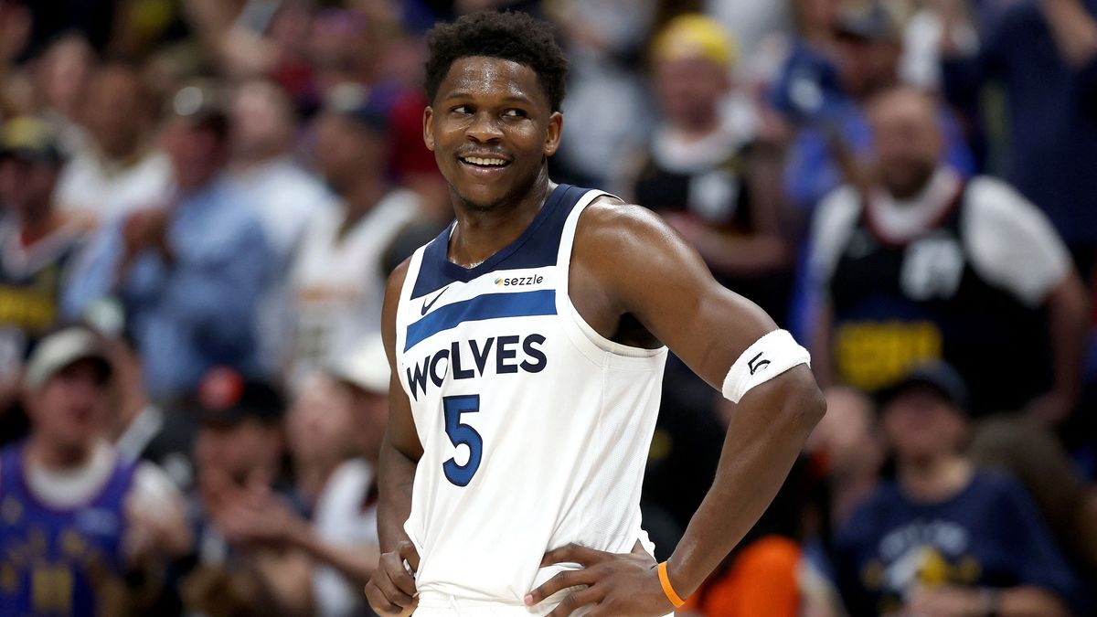 Anthony Edwards a Minnesota Timberwolves sztárja elégedett lehet a Denver elleni győztes meccs után