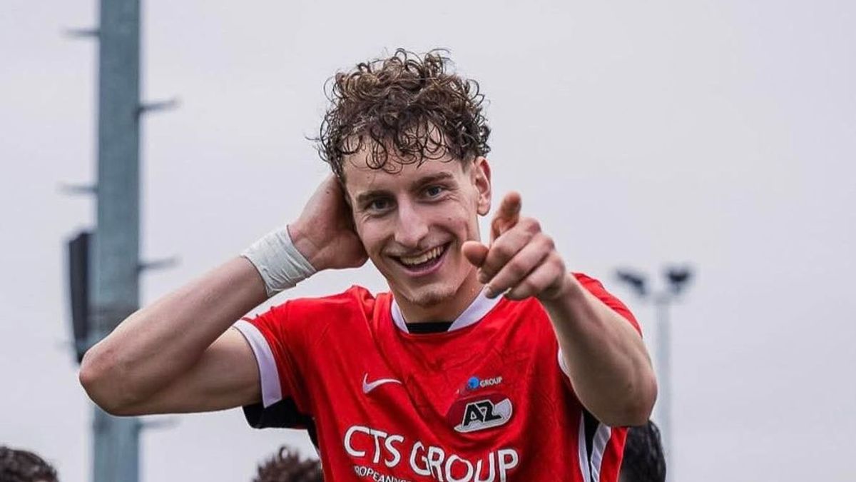 A 199 centis Kovács Bendegúz lehet a magyar futball új gólvágója Fotó: RENATE PLAT