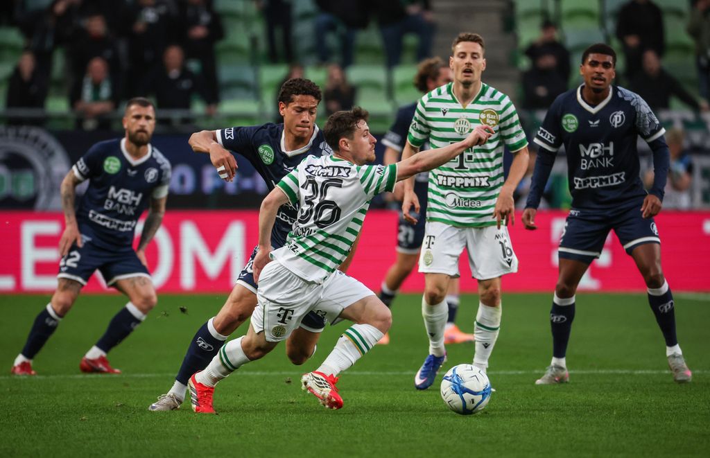 Kanikovszki (36) szerzett vezetést az FTC-nek az első félidő végén a Puskás Akadémia ellen