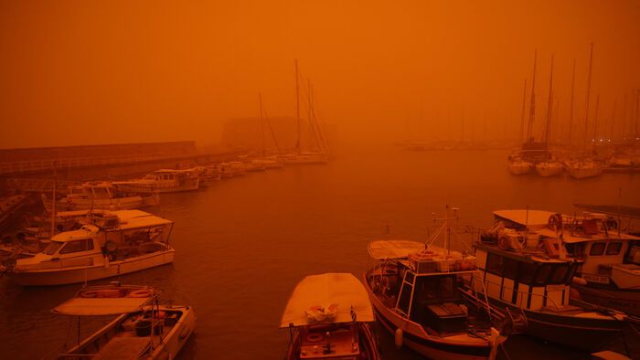 GREECE-WEATHER/DUST