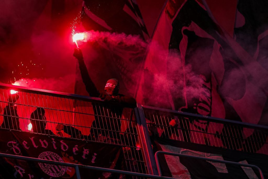 Parázs hagulat volt az ETO FC–Ferencváros találkozón Forrás: Facebook/Ultrasliberi Hungaria