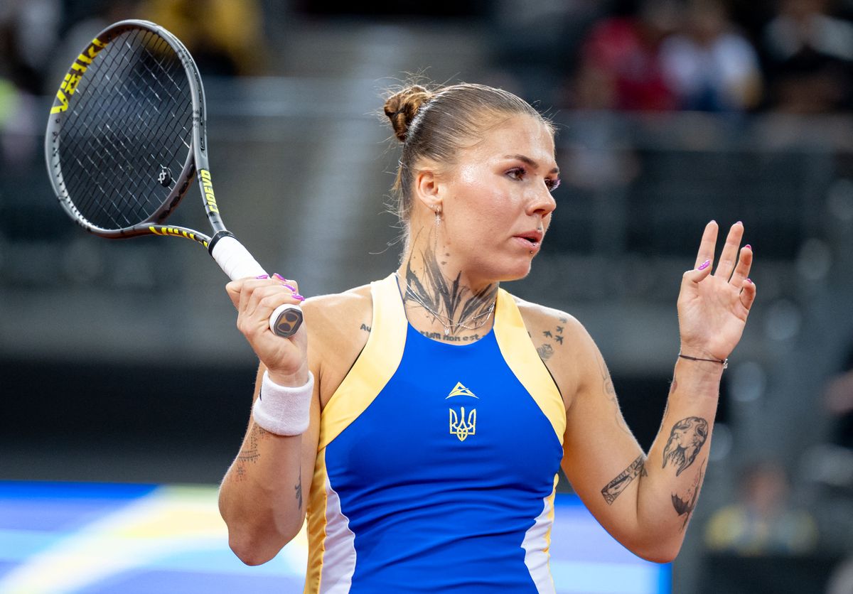 Olekszandra Olijnyikova legyintett egyet, az ukrán teniszező a Bondár Anna elleni roueni vereség után sem fogott kezet magyar riválisával