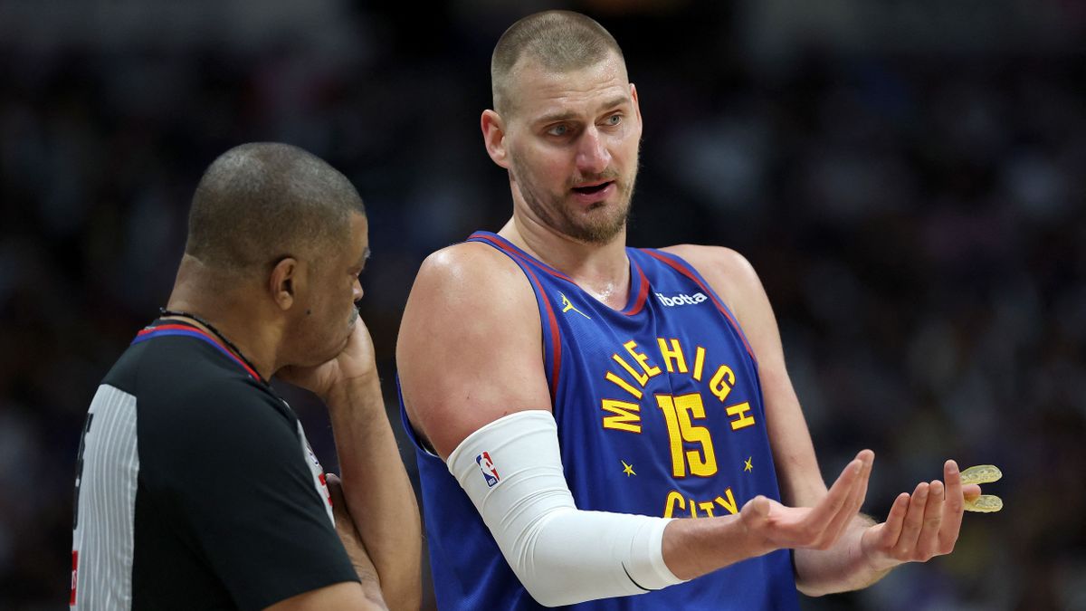 Nikola Jokics sokszor nem értett egyet a bíró ítéleteivel