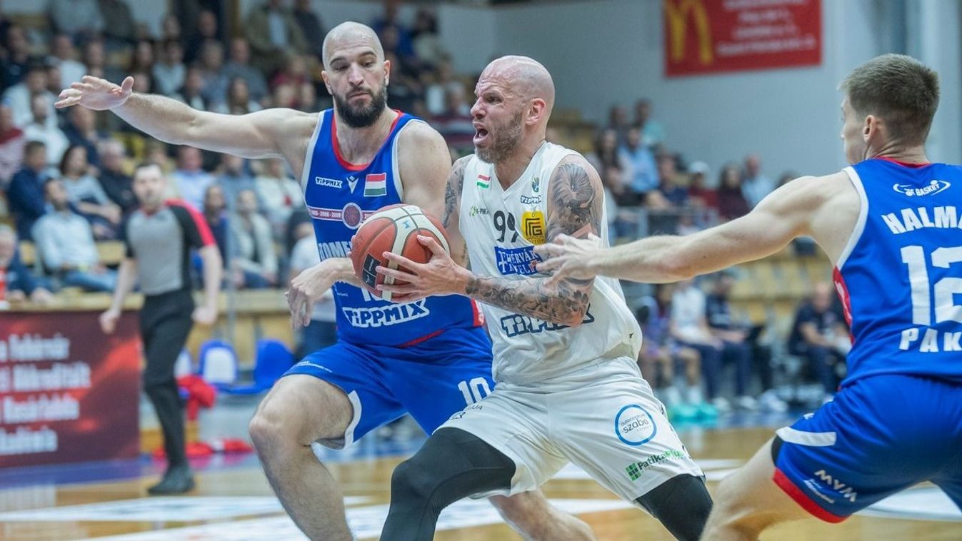 Vojvoda Dávid is tehetetlen volt, nagyon simán kiesett az Alba Fehérvár a férfikosárlabda NB I negyeddöntőjében az Atomerőmű ellen