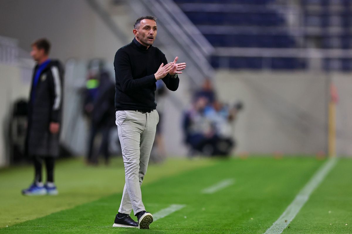 A Vasas edzője. Erős Gábor egyértelmű célja: bajnokként váltsanak osztályt