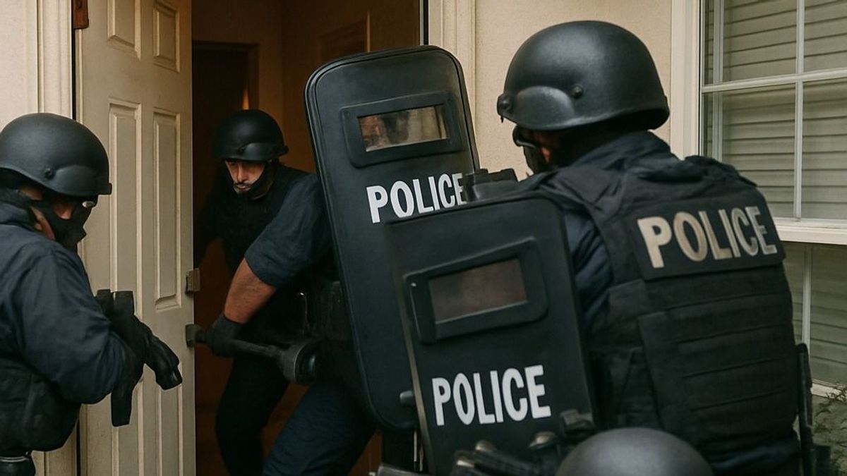 Lövöldözés miatt kommandósok rúgták be az ajtót, de kiderült, hogy csak a hangrendszer volt túl jó