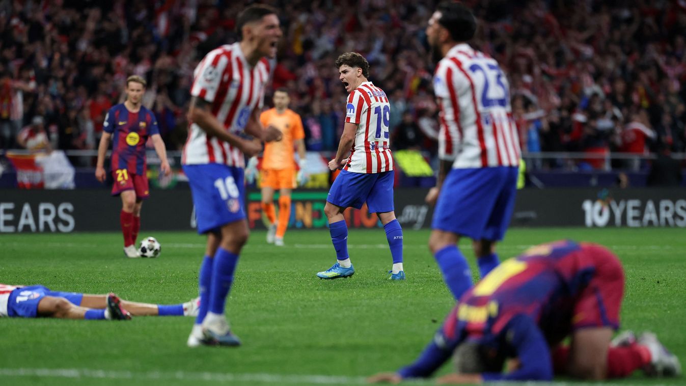 Öröm és bánat egy képen: a Barcelona nem akarja elfogadni a BL-kiesést