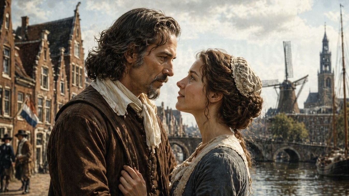 Apáczai és Aletta szerelmük hajnalán