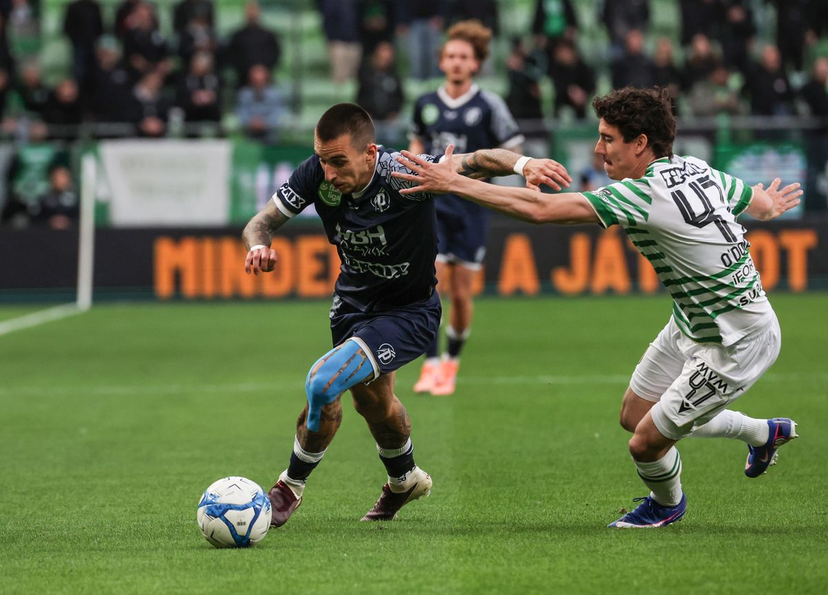 Lukács Dániel, a Puskás Akadémia támadója többek között az FTC elleni három találatának köszönhetően is vezeti az NB I góllövőlistáját, az ETO kapuját egyszer sem vette be