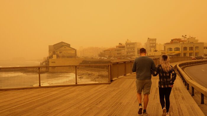 GREECE-WEATHER/DUST