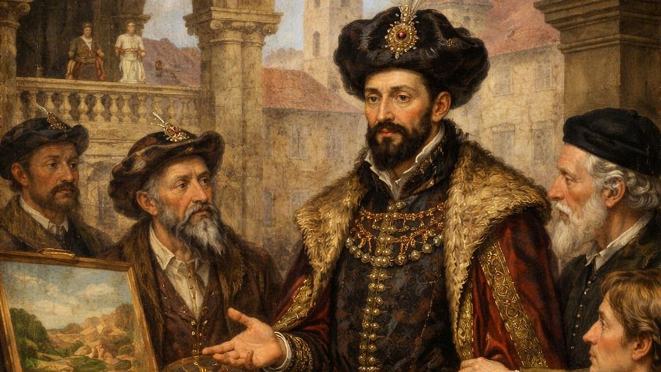 Bethlen Gábor gyulafehérvári udvarában művészek körében