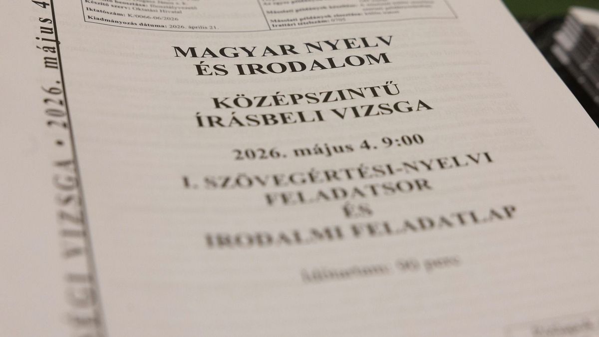 A megszokotthoz képest nehezebb volt idén a magyarérettségi