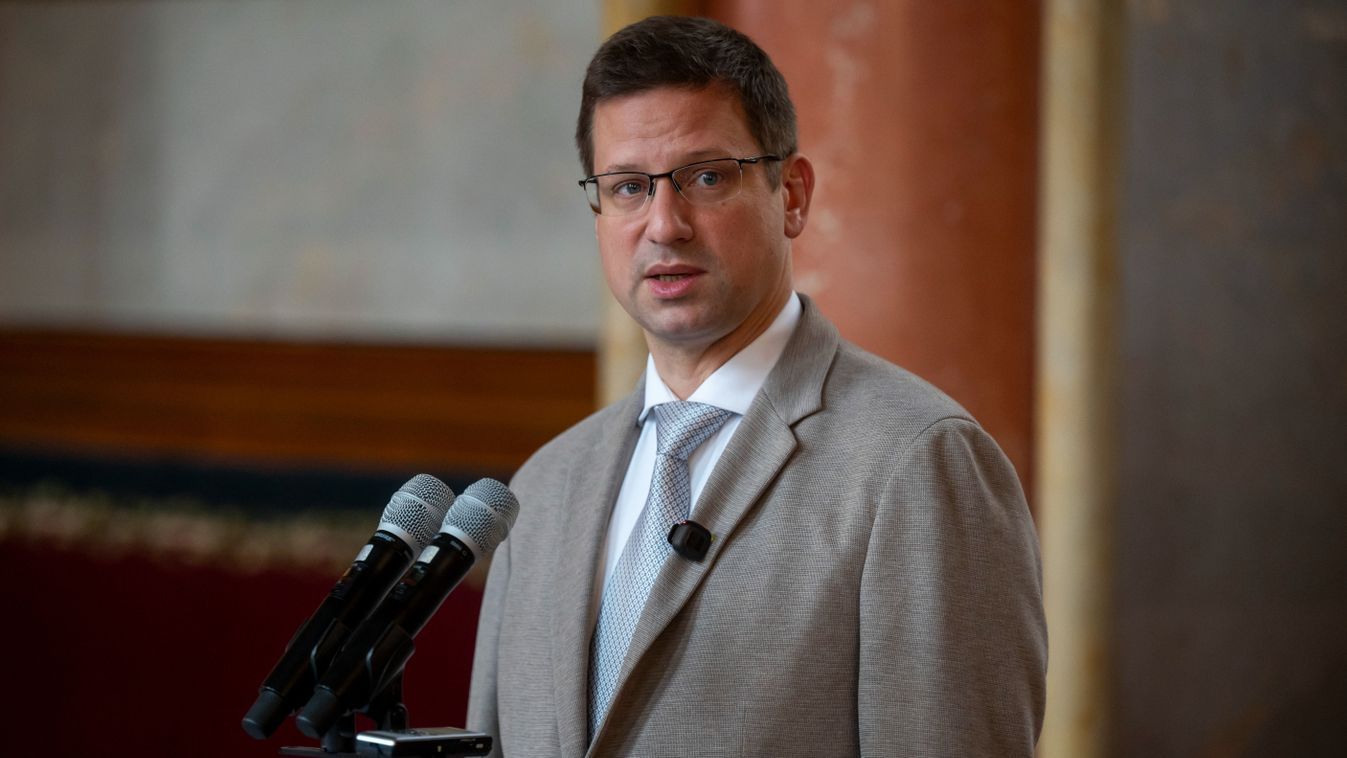 Gulyás Gergely, a Fidesz frakcióvezetője Fotó: MTI/Balogh Zoltán