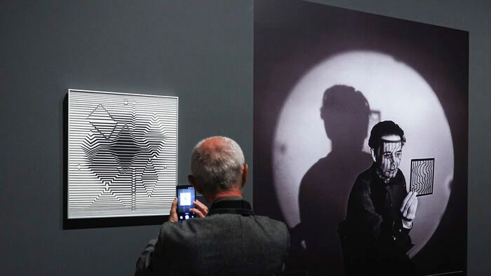 Vasarely 120 kiállítás. Fotó: Havran Zoltán