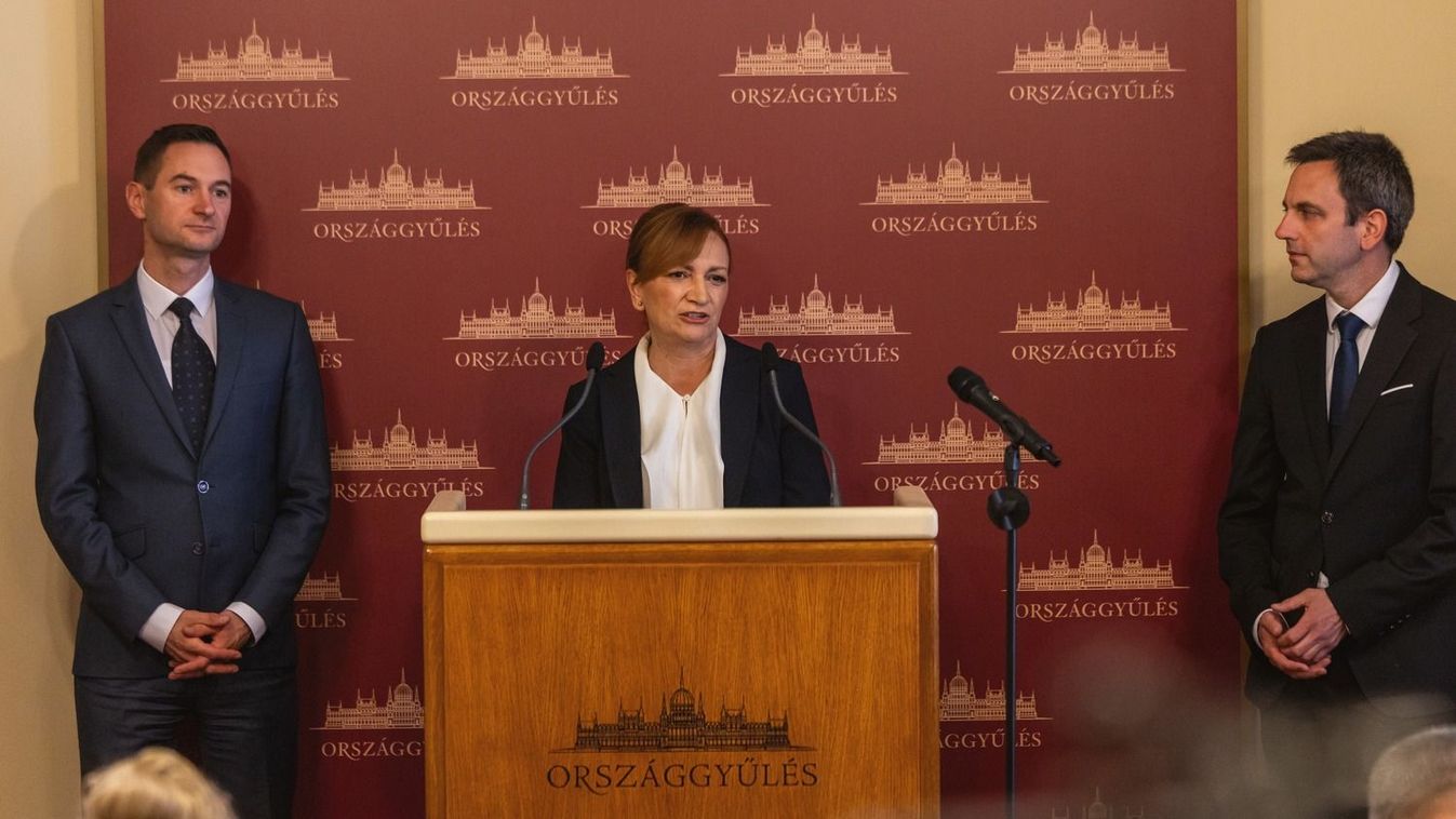 TISZA országgyűlési frakciójának sajtótájékoztatójára
Polyák Attila