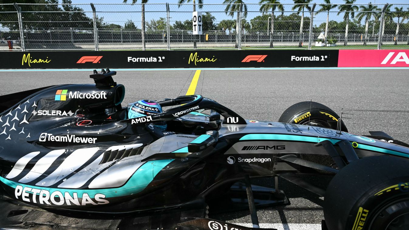 A Mercedes nem így képzelte el a Forma–1-es Miami Nagydíj sprintidőmérőjét, de Kimi Antobelli így is második lett