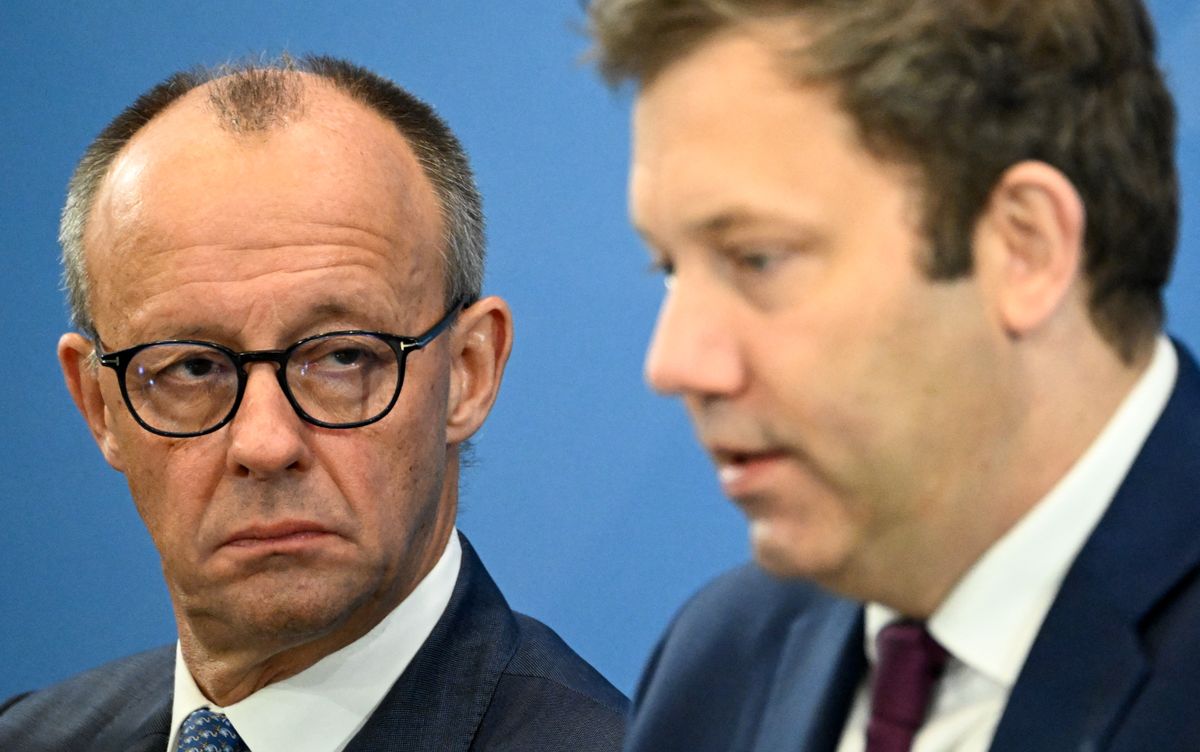 Friedrich Merz és Lars Klingbeil (Fotó: AFP)