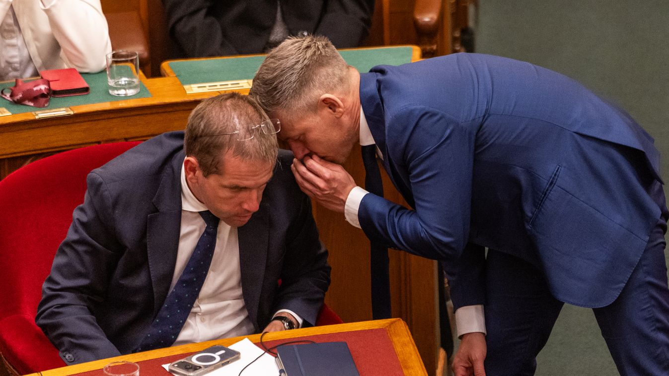 Országgyűlés plenáris ülés Magyar Péter Ruff Bálint