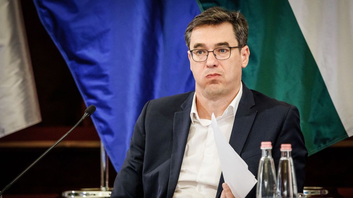 Karácsony Gergely főpolgármester hízelgése nem tetszett Magyar Péternek (Fotó: Hatlaczky Balázs)