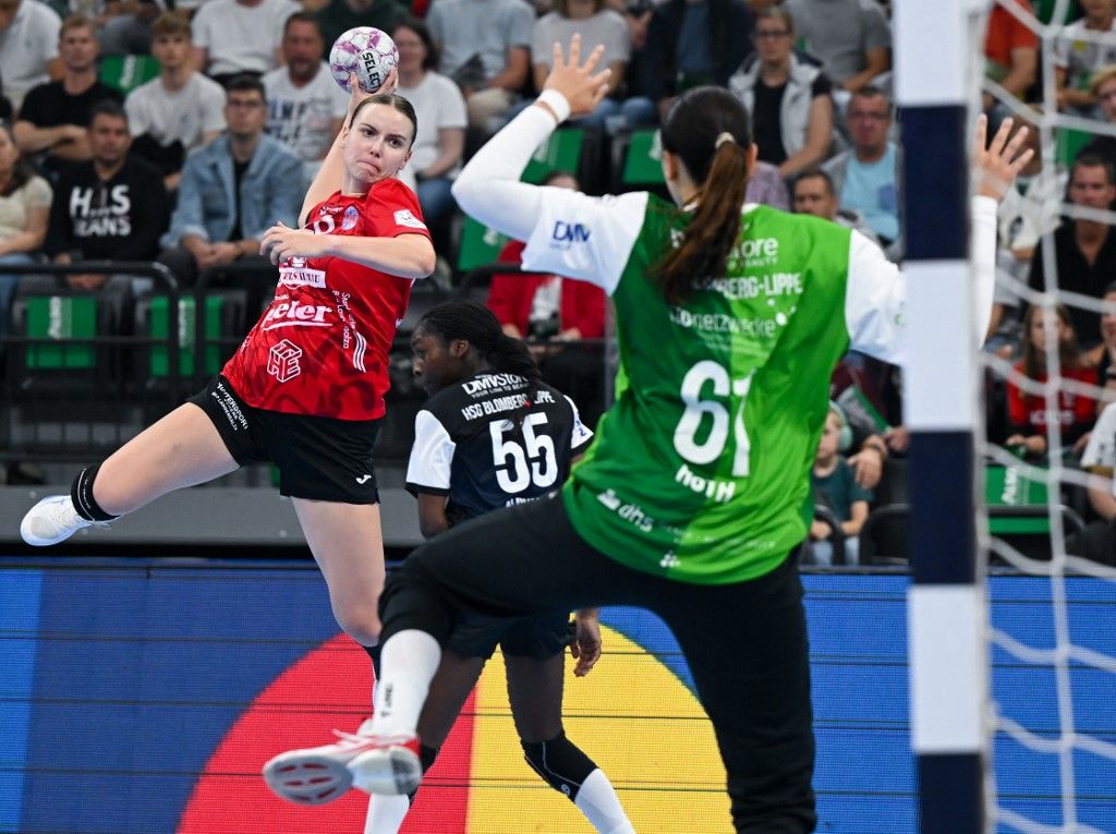 Szabó Anna (balra) a második Európa-liga-győzelmére készül a Thüringer játékosaként