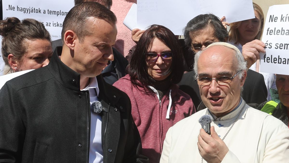 20260514 romania nagyvarad fejes rudolf anzelm premontrei prepost prelatus atyat a roman rendorseg kilakoltatassal fenyegeti havran zoltan magyar nemzet