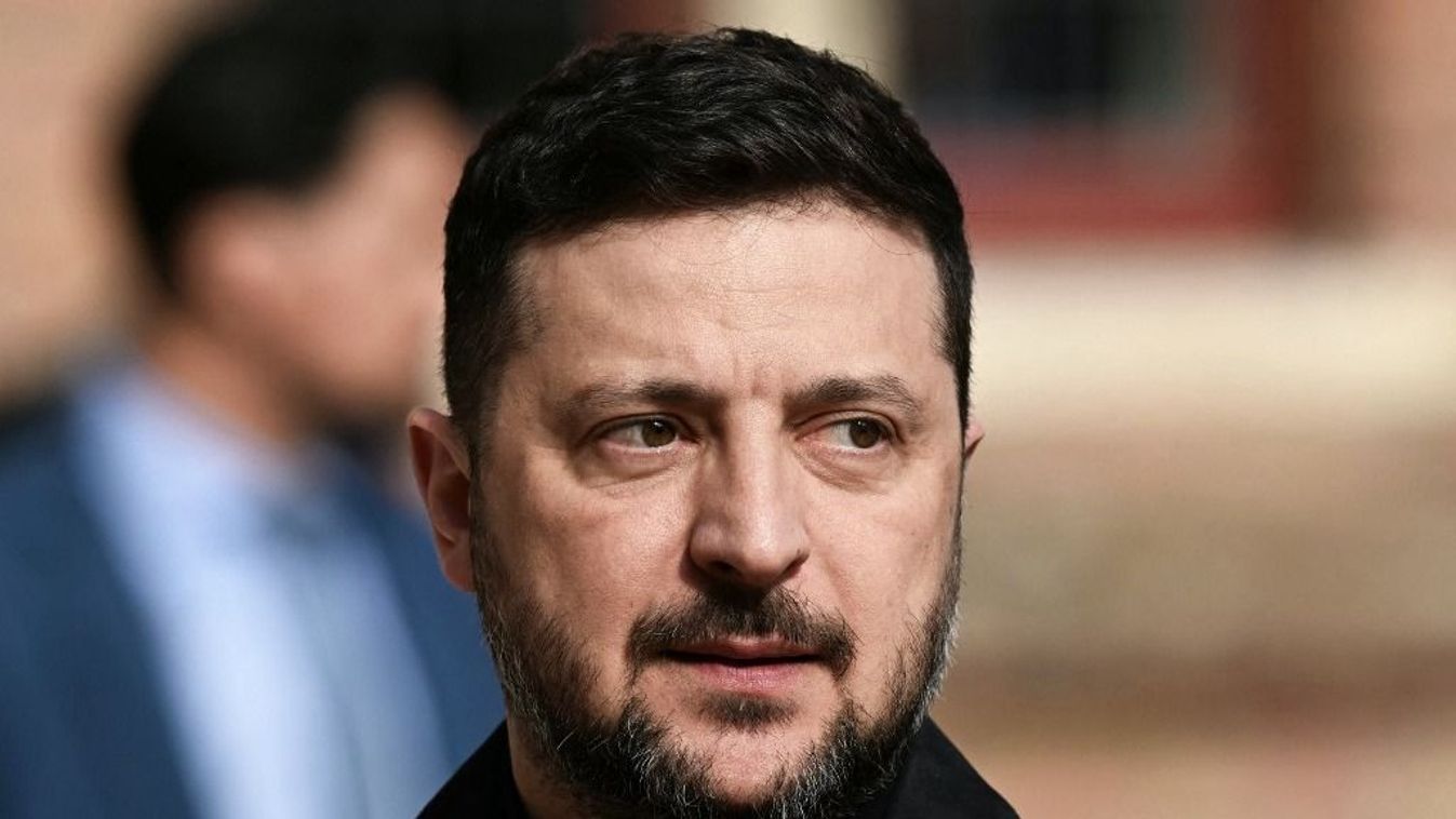 Volodimir Zelenszkij ukrán elnök 