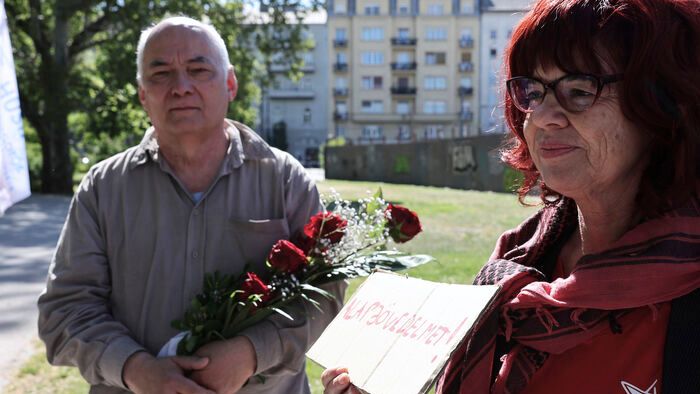 Magyar Szakszervezeti Szövetség majálisa Budapesten
majális