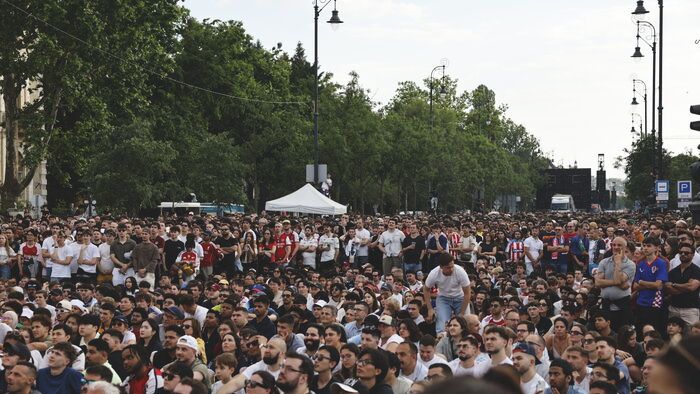 BL döntő Arsenal szurkolók