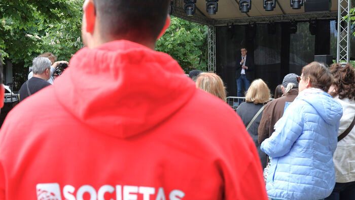Magyar Szakszervezeti Szövetség majálisa Budapesten
majális