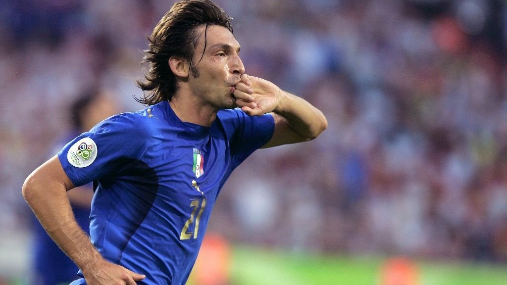 Andrea Pirlo az olasz válogatottal világbajnok lett 2006-ban
