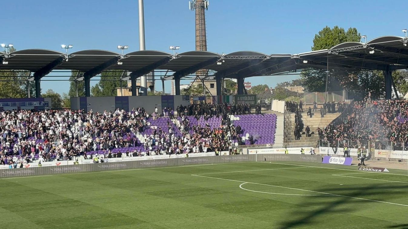 Az Újpest-szurkolók kerestek a balhét a hajrában