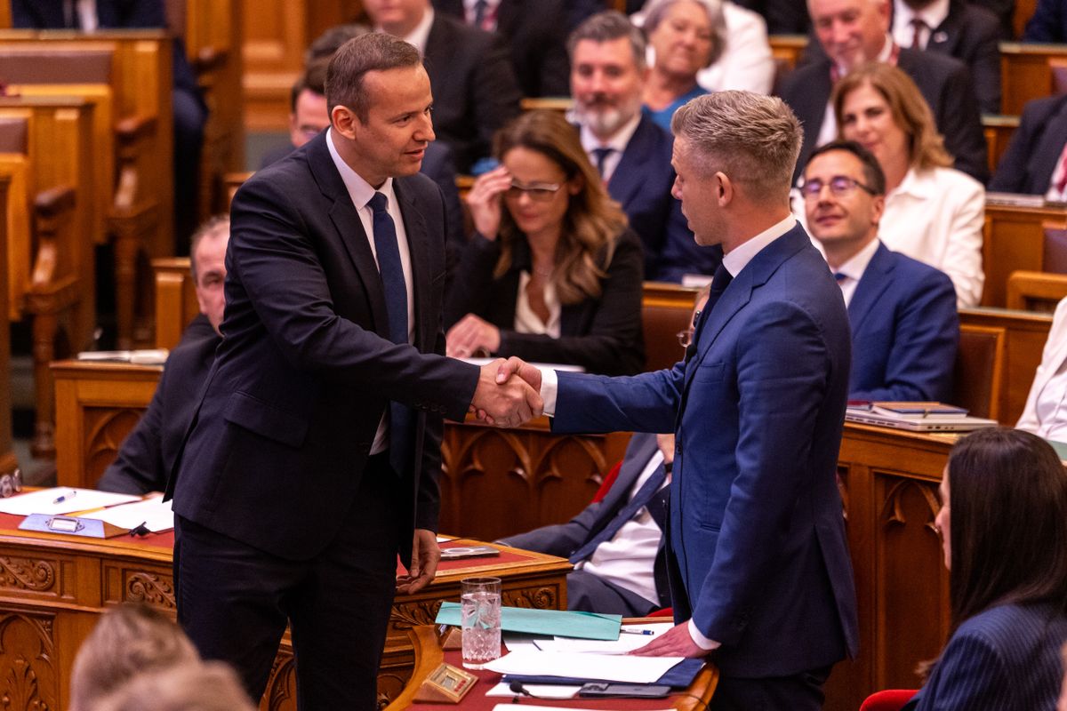 Országgyűlés plenáris ülés Magyar Péter Toroczkai László