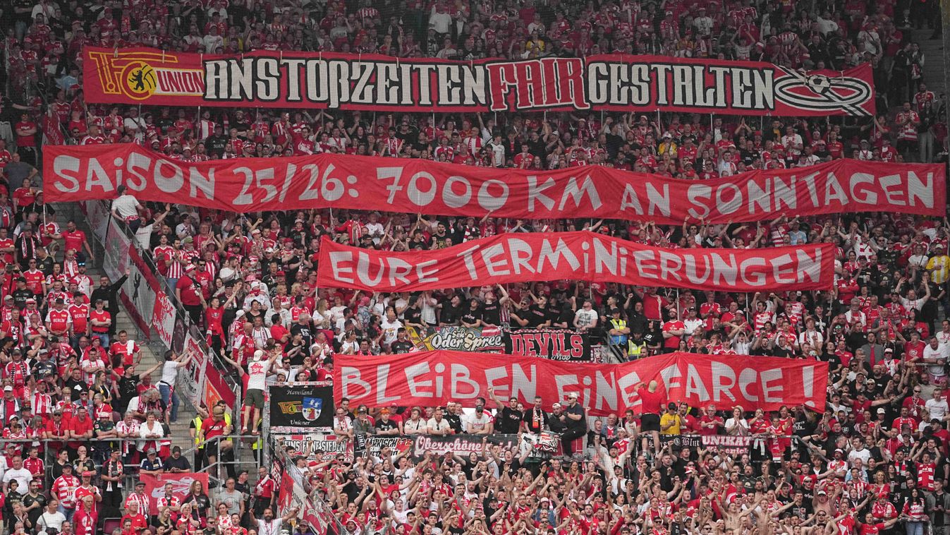 Az Union Berlin szurkolói keményen beleállt a mérkőzések kezdési időpontjaiba, ami őket érinti az egyik legrosszabbul a mostani idényben