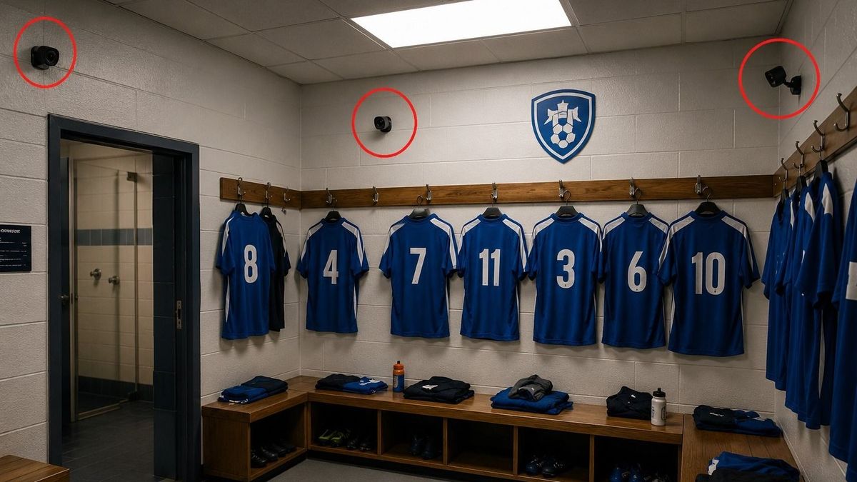 Örökre eltiltották a női zuhanyozóban filmező futballedzőt
