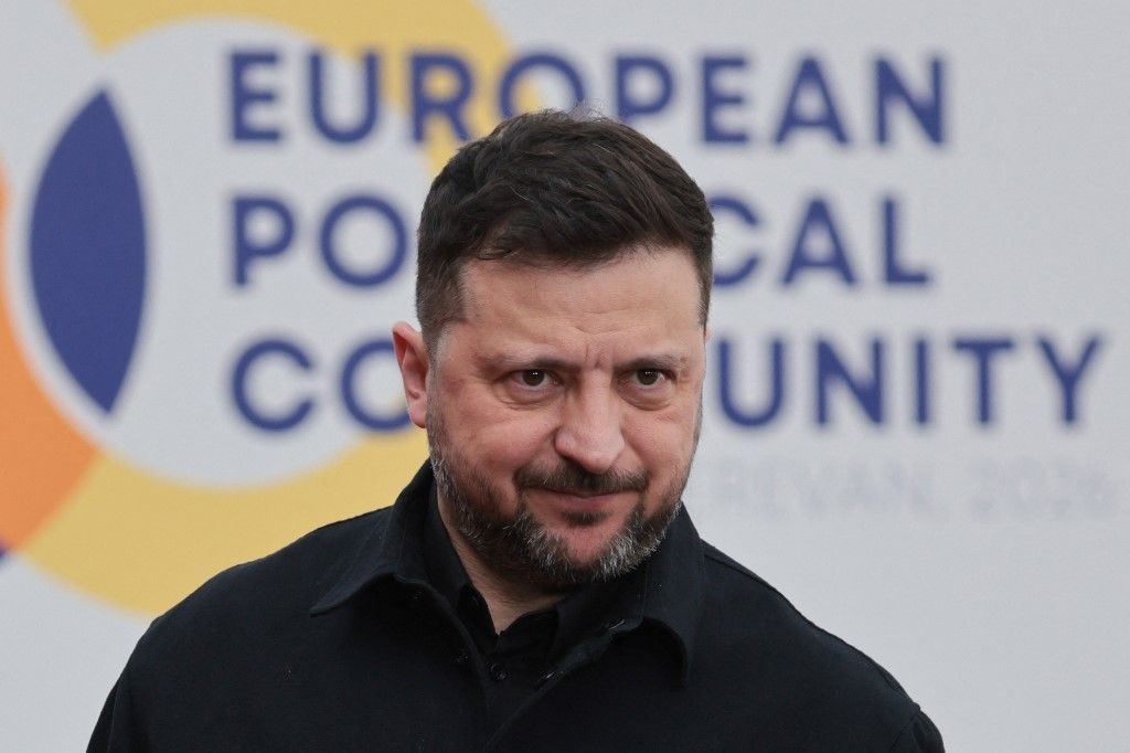 Volodimir Zelenszkij Fotó: LUDOVIC MARIN / AFP