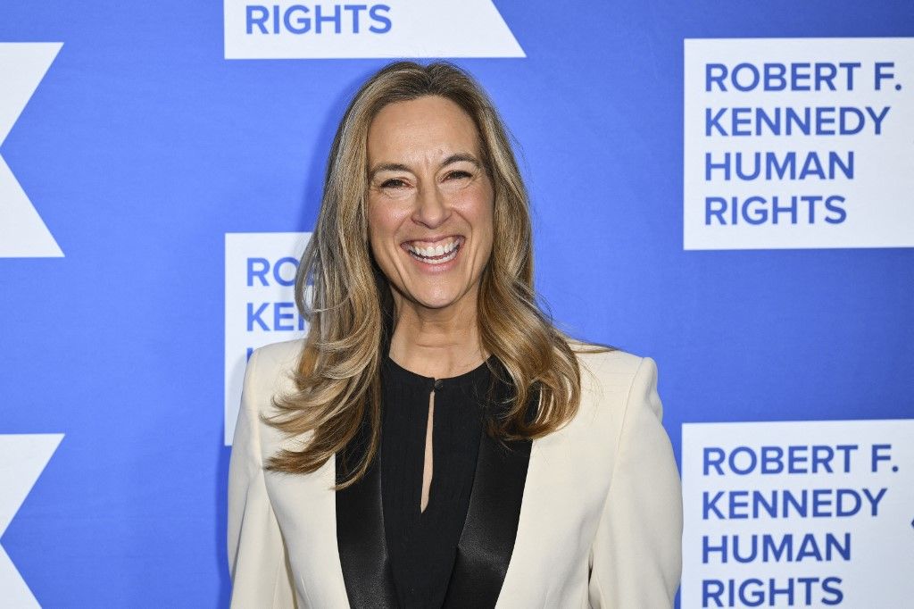 New Jersey Governor-elect Mikie Sherrill attends the Robert F. Kennedy Human Rights 'Ripple of Hope Awards Gala' in New York City, on December 9, 2025. (Photo by ANGELA WEISS / AFP)