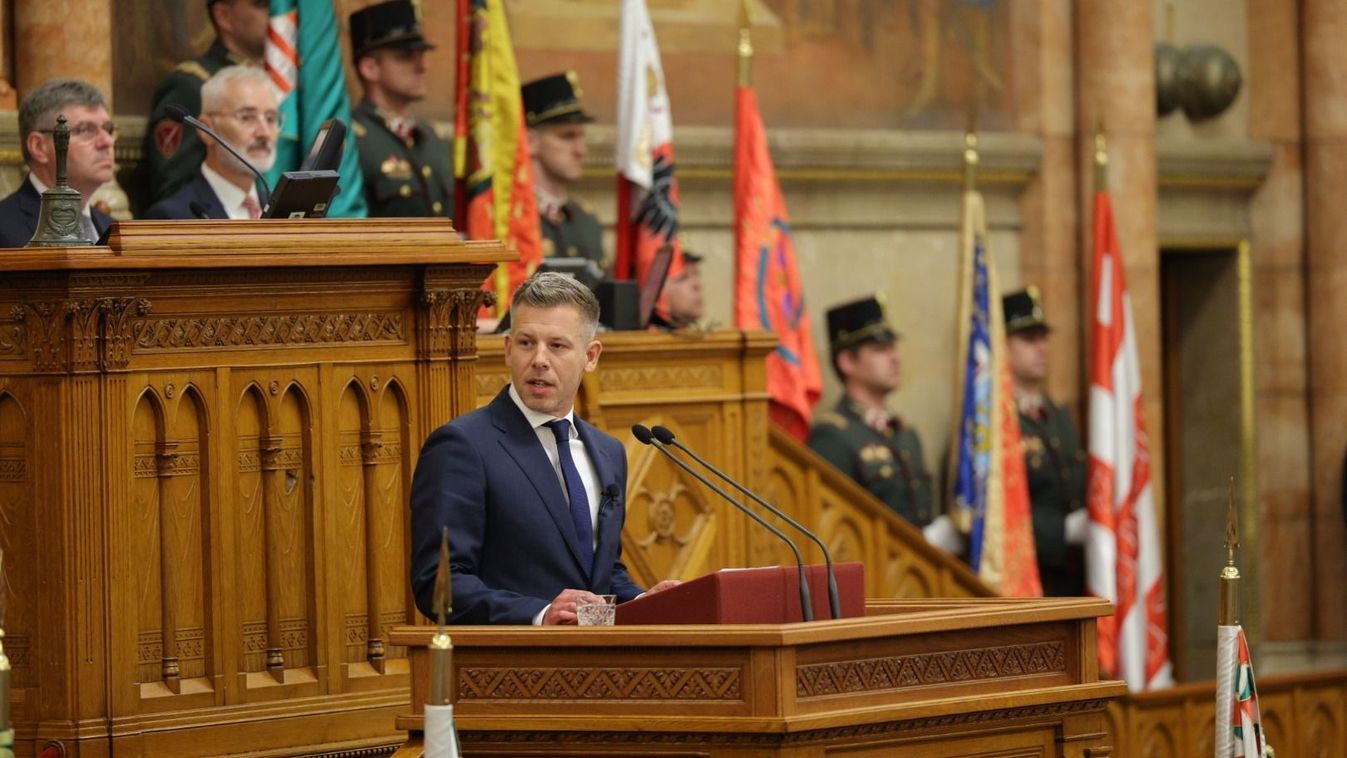  Magyar Péter az Országgyűlés alakuló ülésén (Fotó: Németh András Péter)