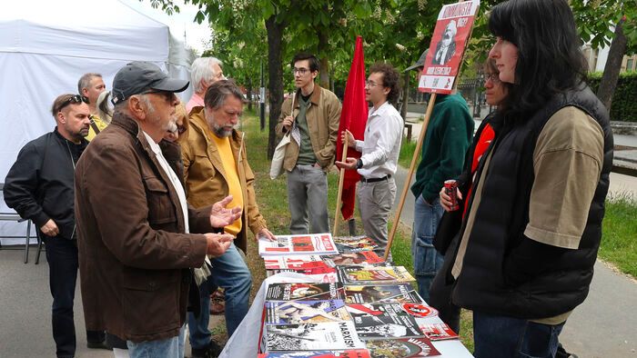 Magyar Szakszervezeti Szövetség majálisa Budapesten
majális