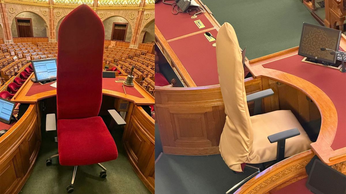 A fél internet a házelnök új székén röhög, a kreatívabbak újabb javaslatokkal is előálltak + képek
