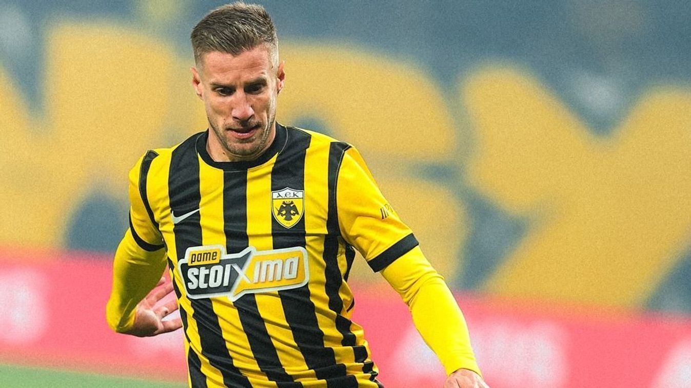 Varga Barnabás a második félidőben már nem lépett pályára Forrás: Instagram.com/aekfc_official