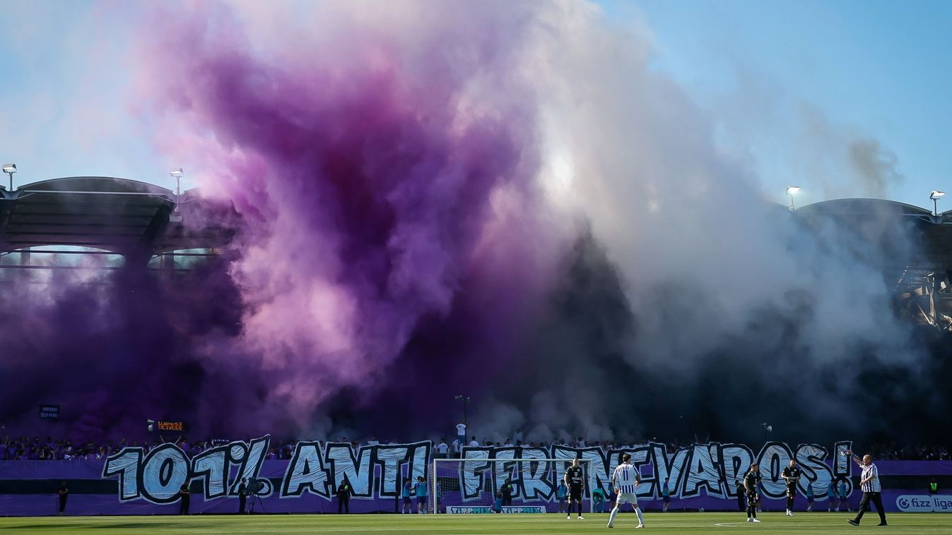 Az Újpest szurkolói minden tekintetben kitetettek magukért a 247. derbin