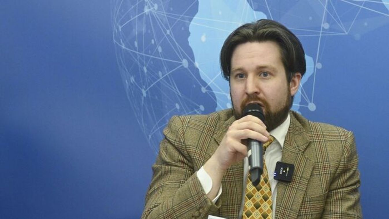 Philip Pilkington, senior research fellow at the Hungarian Institute of Foreign Affairs (Photo: MTI)