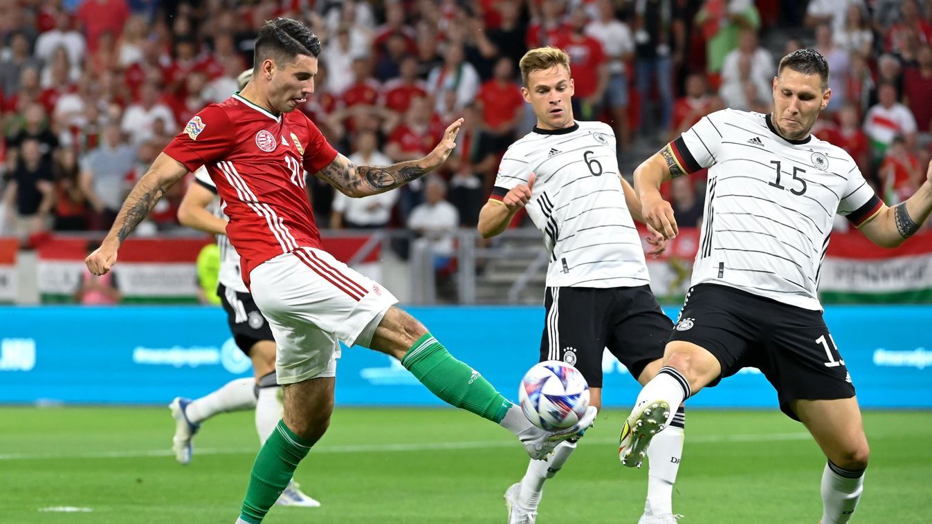 Szoboszlai Dominik és Niklas Süle a 2022-es&nbsp;Magyarország–Németország mérkőzésen