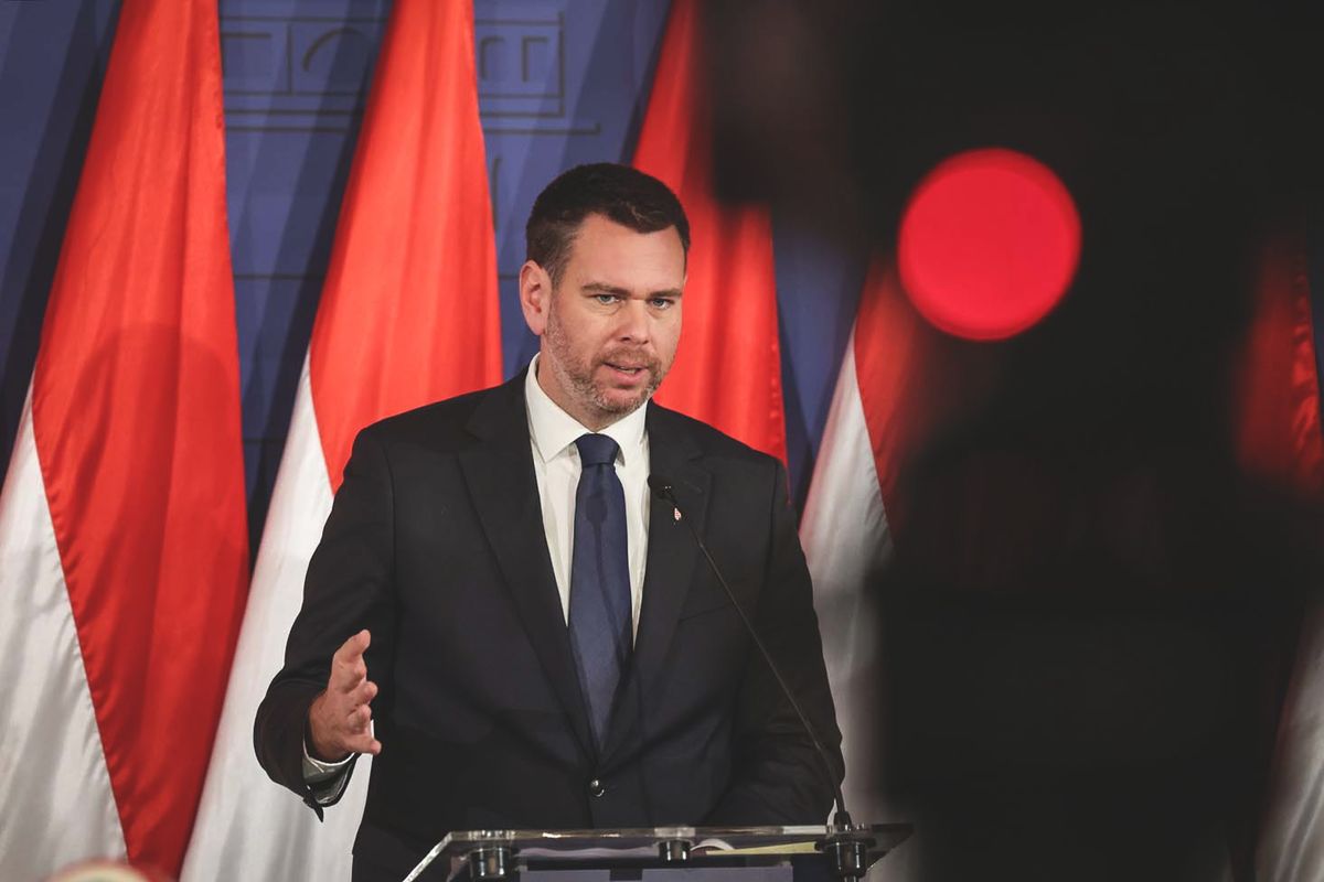 Kormányszóvivői sajtótájékoztató Vitézy Dávid