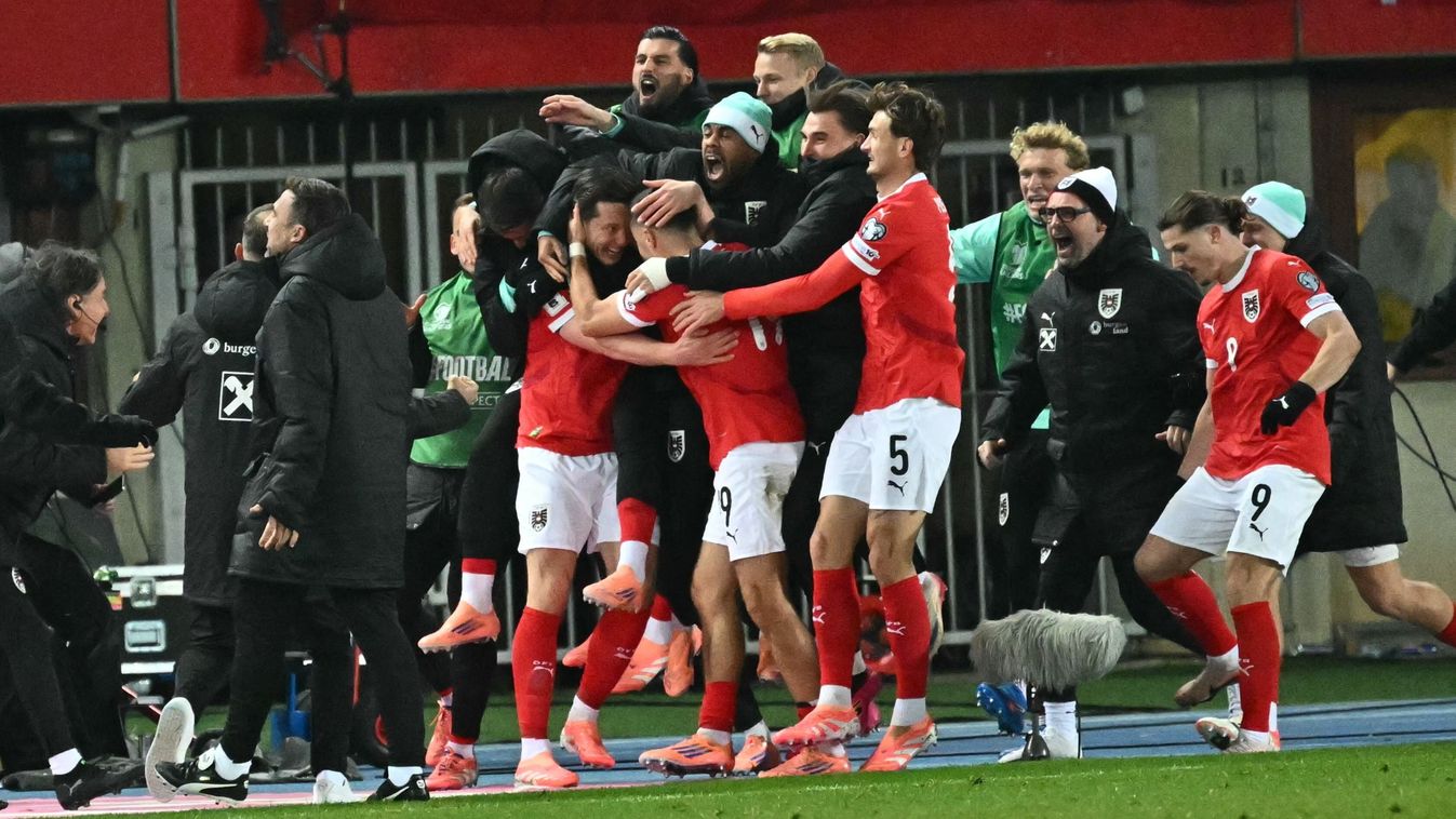 Ausztria öröme még tavaly novemberben, amikor kijutott a labdarúgó-vb-re