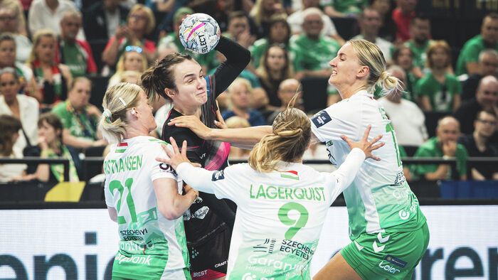 Adok-kapokból nem volt hiány a Győr és a Brest BL-elődöntőjéből az első félidőben