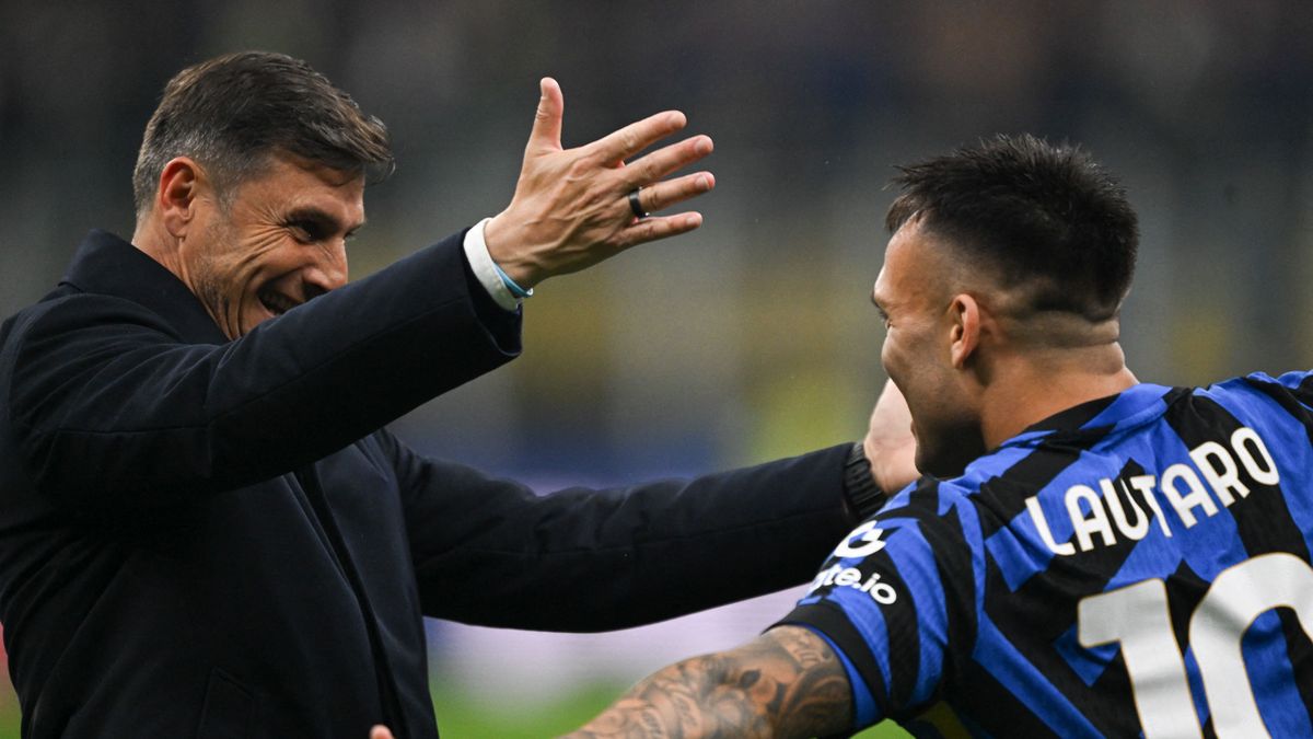 Lautaro Martinez és Javier Zanetti idén olasz bajnoki címet ünnepelt